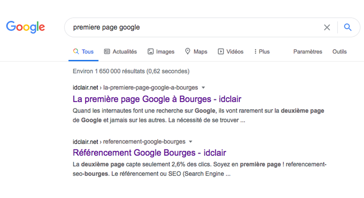Référencement Google Bourges